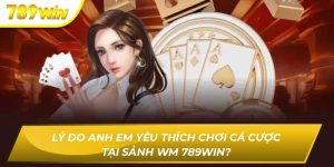Lý Do Anh Em Yêu Thích Chơi Cá Cược Tại Sảnh Wm 789WIN? Sảnh wm 789WIN